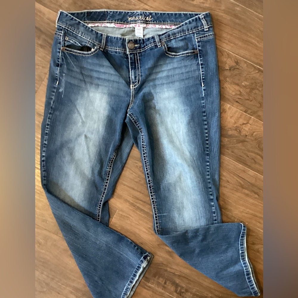 Women’s Maurice’s Original  Bootcut Jeans Sz 24 Short 42x29.5